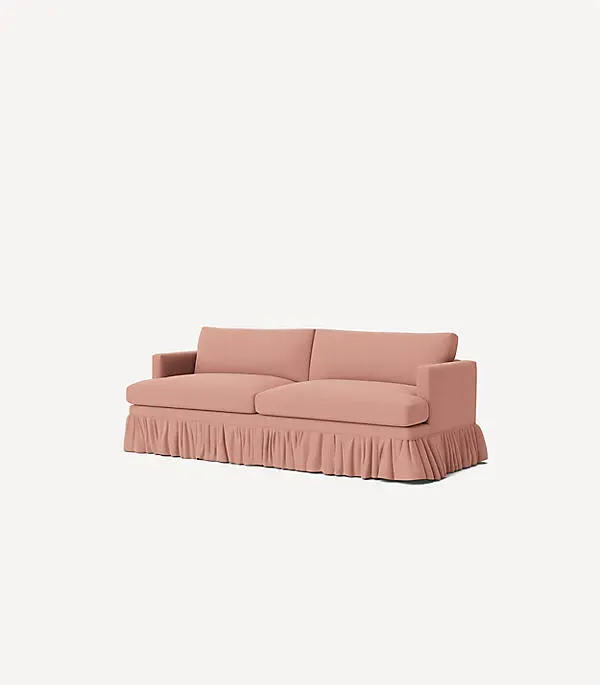 Bowen Ruffle Skirted Sofa - Pink product