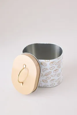Bread Basket Small Storage Tin - Silver product