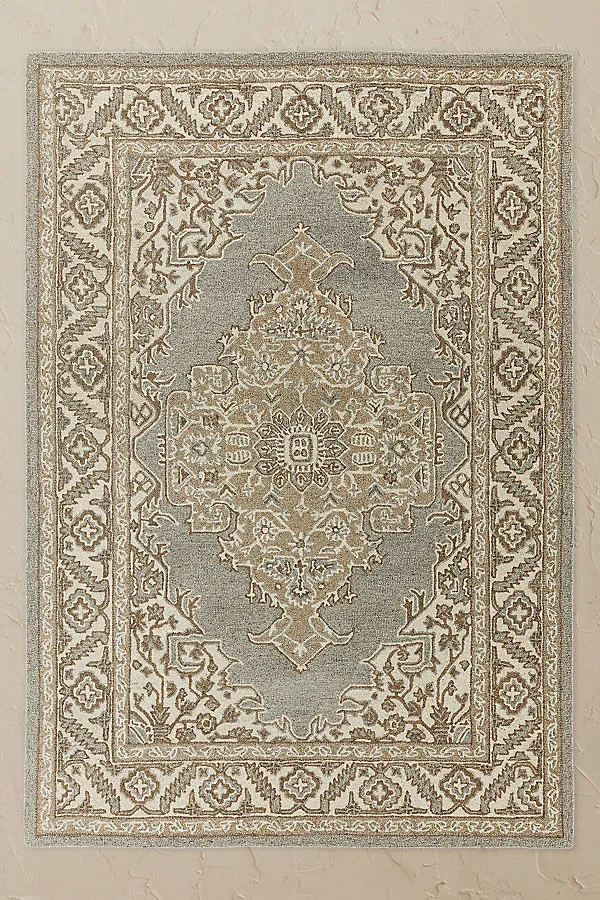 Bronte Hand-Tufted Persian Rug - Natural Beige, Wool product