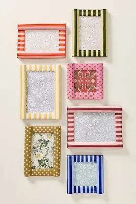 Brooke Striped Photo Frame - Stoneware product