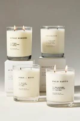 Brooklyn Candle Co. Woody Palo Santo Glass Candle - White product