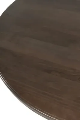 Brookside Round Dining Table - Brown, Tropical Hardwood product