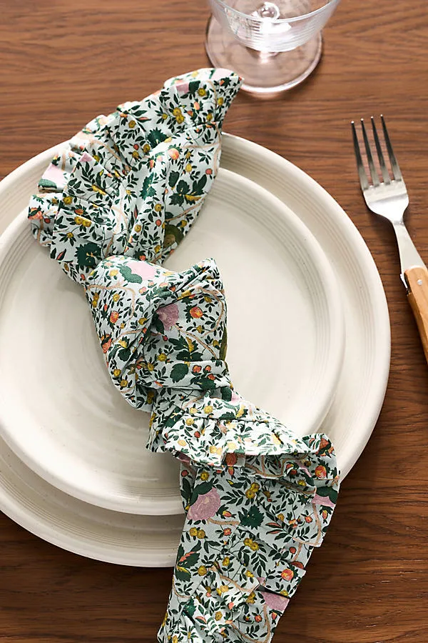 Brynn Solid Napkins Set of 2 - Cotton by Anthropologie