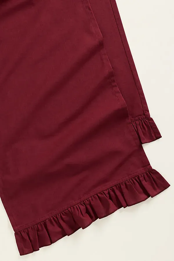 Brynn Solid Runner - Purple, Cotton by Anthropologie