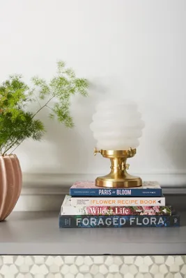 Bumblebee Glass Metal Table Lamp - Gold product