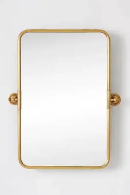 Burnish Brass Mirror - Gold product