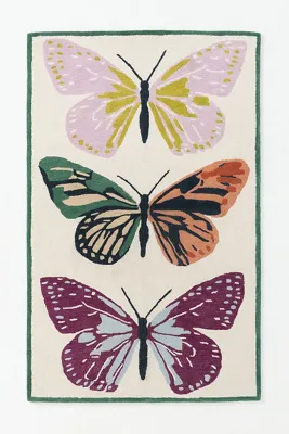 Butterfly 2x3 Rug - Cotton, Wool product