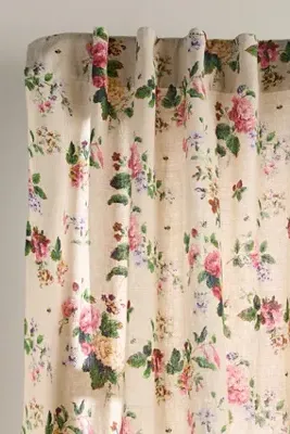 Camila Floral Curtain - Cotton, Linen product