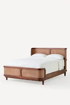 Canggu Acacia Cane Queen Size Bed - Brown alternate view
