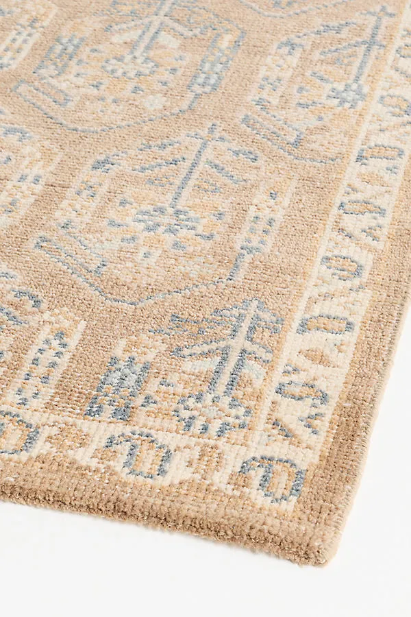 Cara Paisley Hand-Knotted Rug - Brown, Wool product