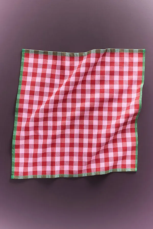 Carol Jacquard Napkins Set of 2 - Pink, Cotton by Anthropologie, image 2