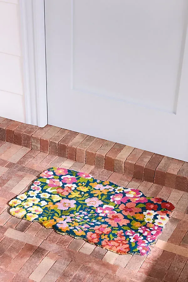 Cassia Floral-Shaped Doormat - Coir product