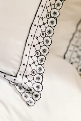 Catalina Embroidered Duvet Cover - Cotton product