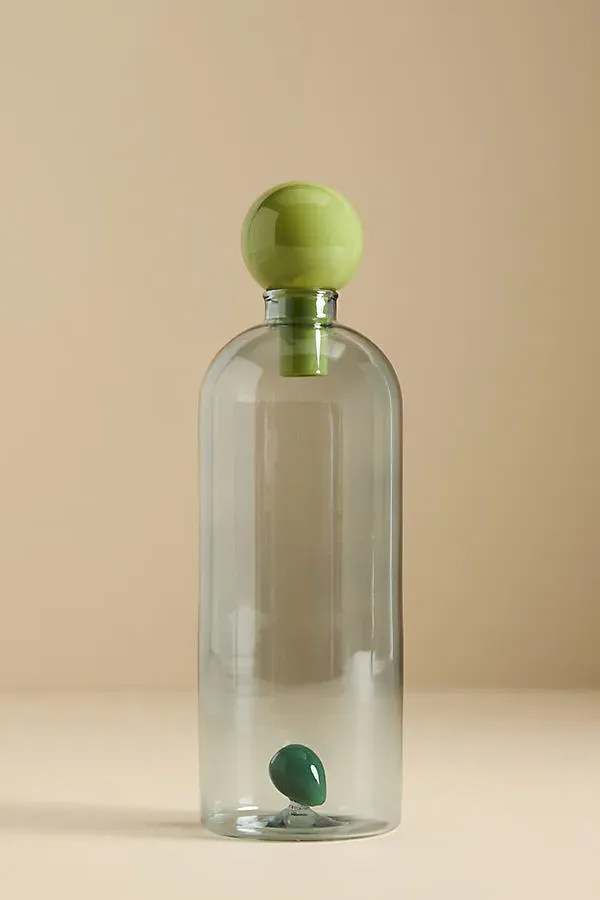 Catania Glass Olive Oil Cruet - Blue by Anthropologie