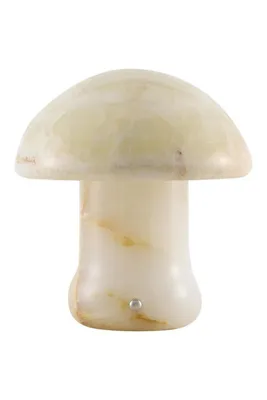 Caviya Marble Mushroom Cordless Rechargeable Table Lamp by Anthropologie, image 2