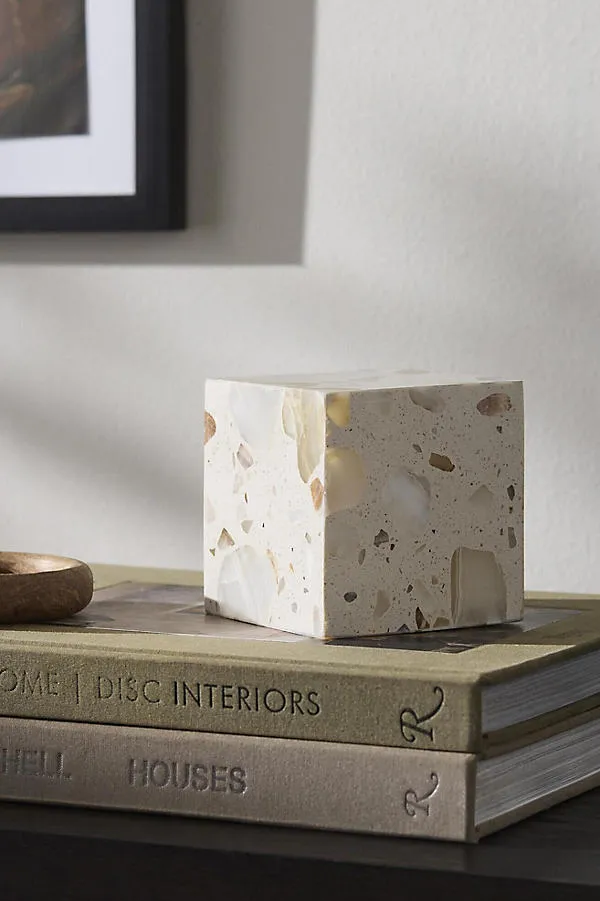 Caviya Multi-Marble Cordless Rechargeable Table Lamp by Anthropologie