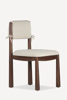 Cece Linen Dining Chair - Ivory by Anthropologie, alternate view