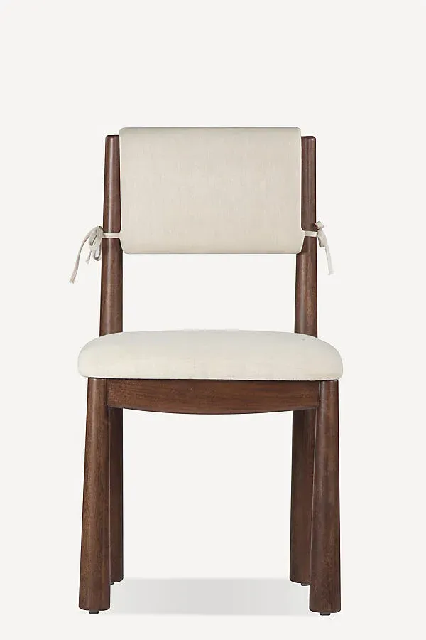 Cece Linen Dining Chair - Ivory by Anthropologie