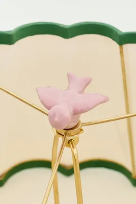 Ceramic Dove Decorative Light Finial - Pink product