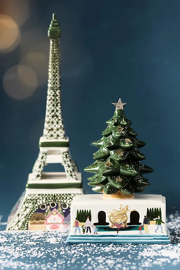 Ceramic Holiday City Landmark by Anthropologie, image 2