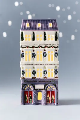 Ceramic Holiday House - Purple by Anthropologie, image 2