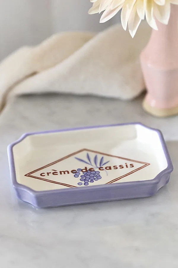 Cerise Ceramic Soap Dish - Blue product