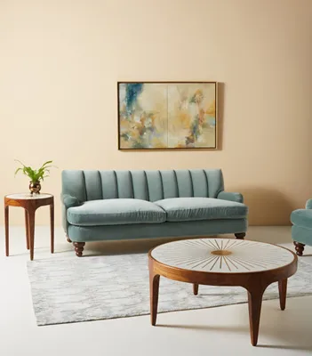 Channel Tufted 2-Seater Sofa product