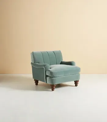 Channel-Tufted Occasional Chair by Anthropologie, image 2