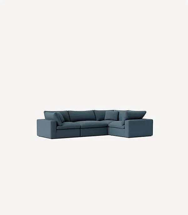 Charlie L-Shaped Sectional Sofa - Ivory product
