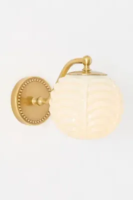 Charlotte Milk Glass Sconce - Green product