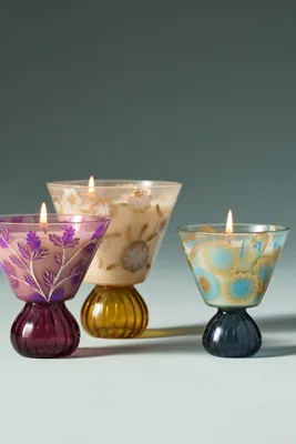 Charlotte Woody Glass Candle - Cedar Leaf & Oak product