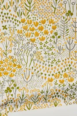Chilton Wildflowers Floral Wallpaper - Yellow product