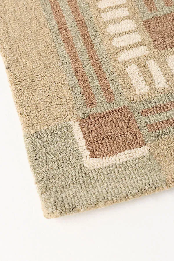 Chris Loves Julia x Loloi Alfie Border Area Rug - Beige, Wool product