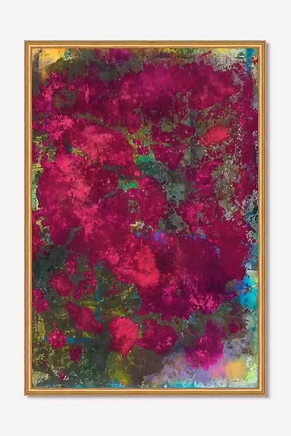 Chromatic Aggregate II Wall Art - Purple, Linen product