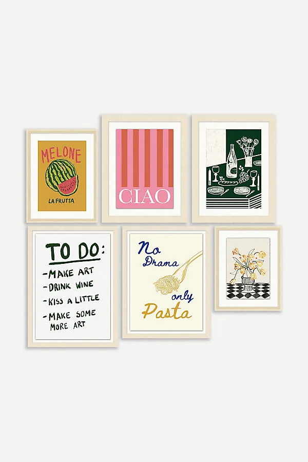 Chronicles of Comfort Gallery Wall Art Set of 6 - Yellow product
