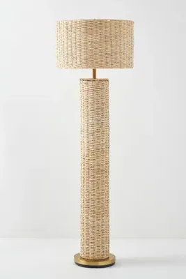 Cirebon Rattan Floor Lamp - Beige product