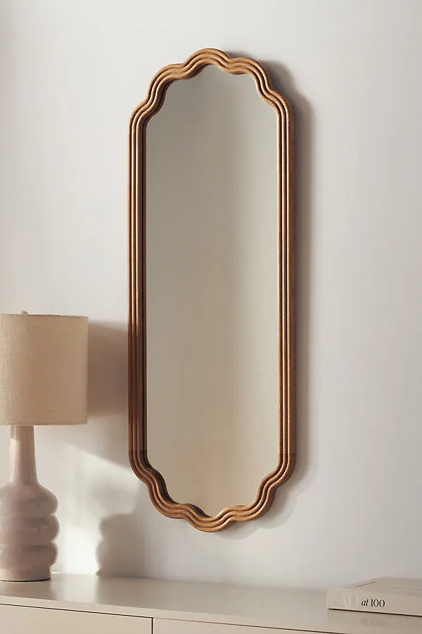 Clara Wall Mirror - Oak, Mirrored Glass product