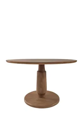 Clark Round Dining Table - Wood by Anthropologie, alternate view