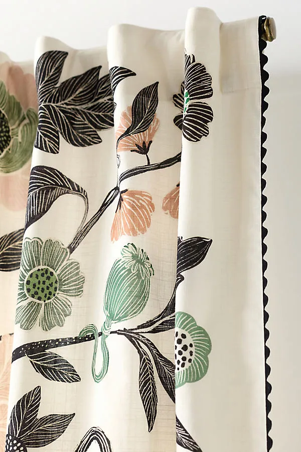Claudette Floral Curtain - Organic Cotton product