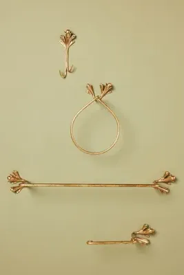 Claudia Toilet Roll Holder - Brass product