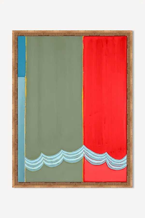 Clothesline in Valpo Wall Art - Red product