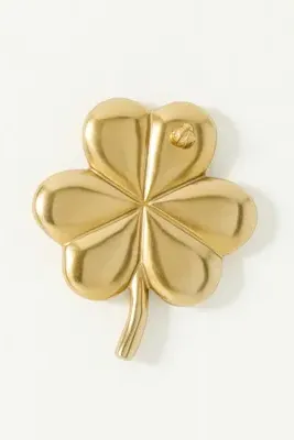 Clover Gallery Wall Charm - Gold, Brass product