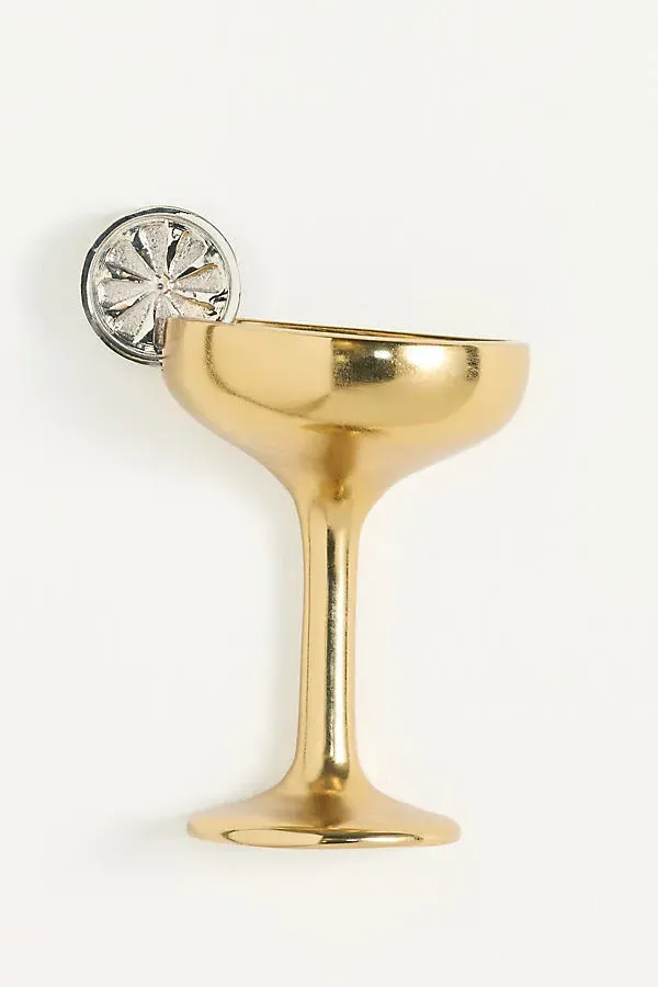 Cocktail Hour Gallery Wall Charm - Yellow, Aluminum by Anthropologie