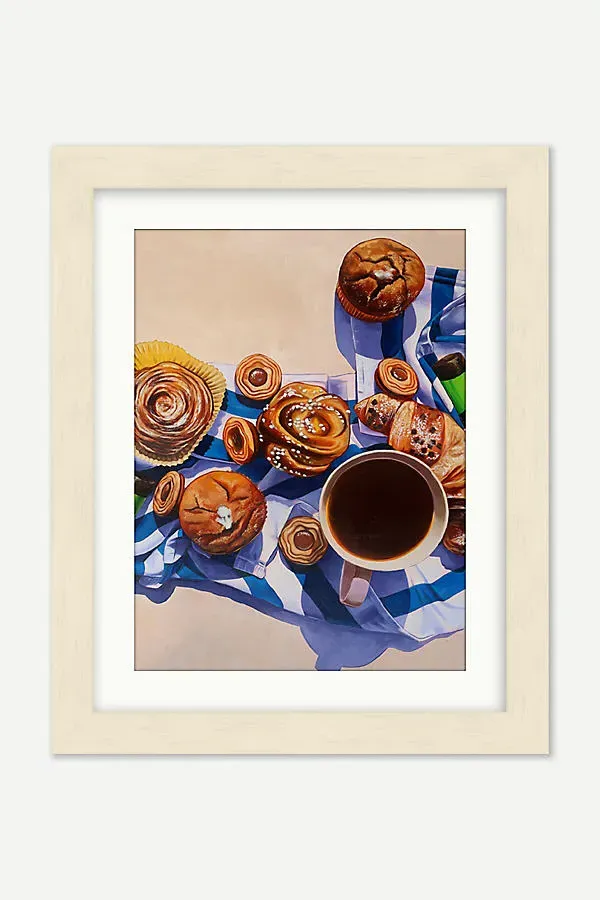 Coffee and Crumbs Wall Art - Blue product