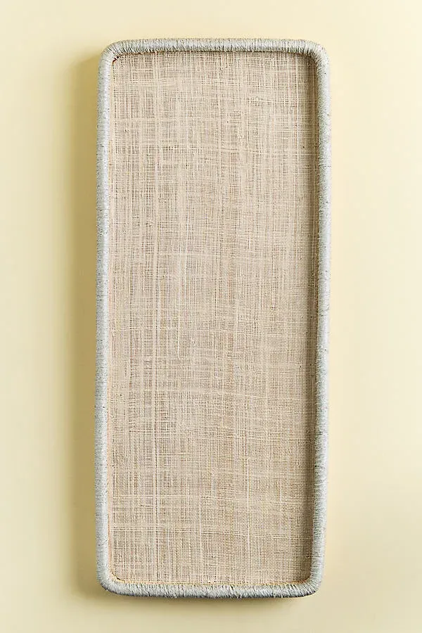 Coiled Rattan Tray - Beige by Anthropologie