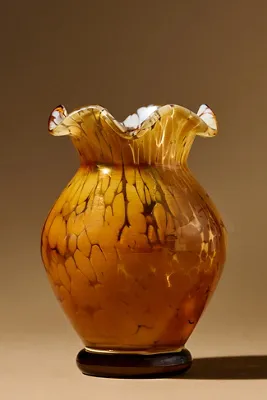 Colette Glass Vase - Orange product