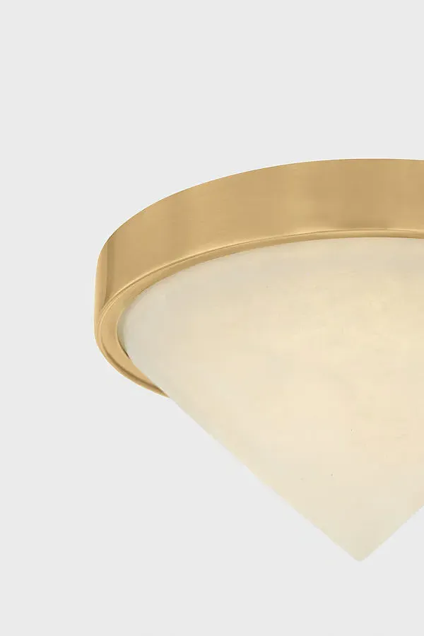 Colmar Conical Flush Mount - White, Alabaster product