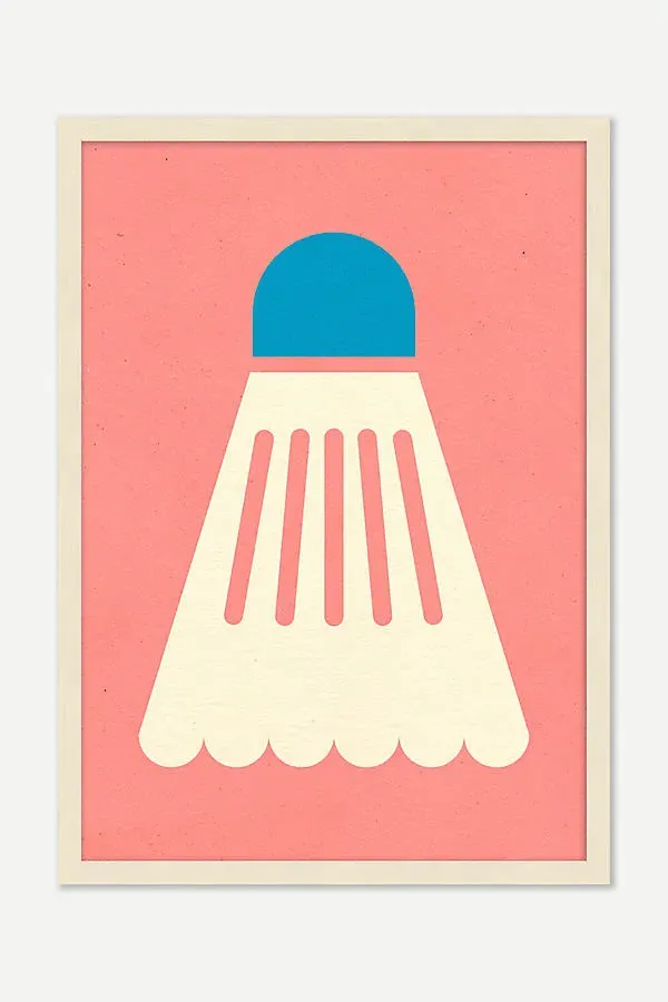Colored Shuttle Wall Art - Pink product