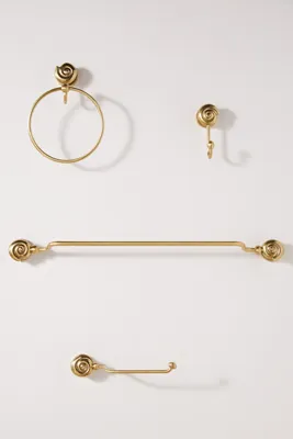 Conchita Seashell Towel Bar - Brass product