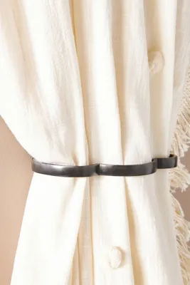 Constance Curtain Tieback - Black, Cast Iron by Anthropologie, image 2